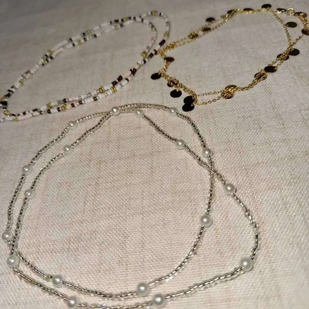 Boho beaded belly chain M455 - Picture 2 of 2